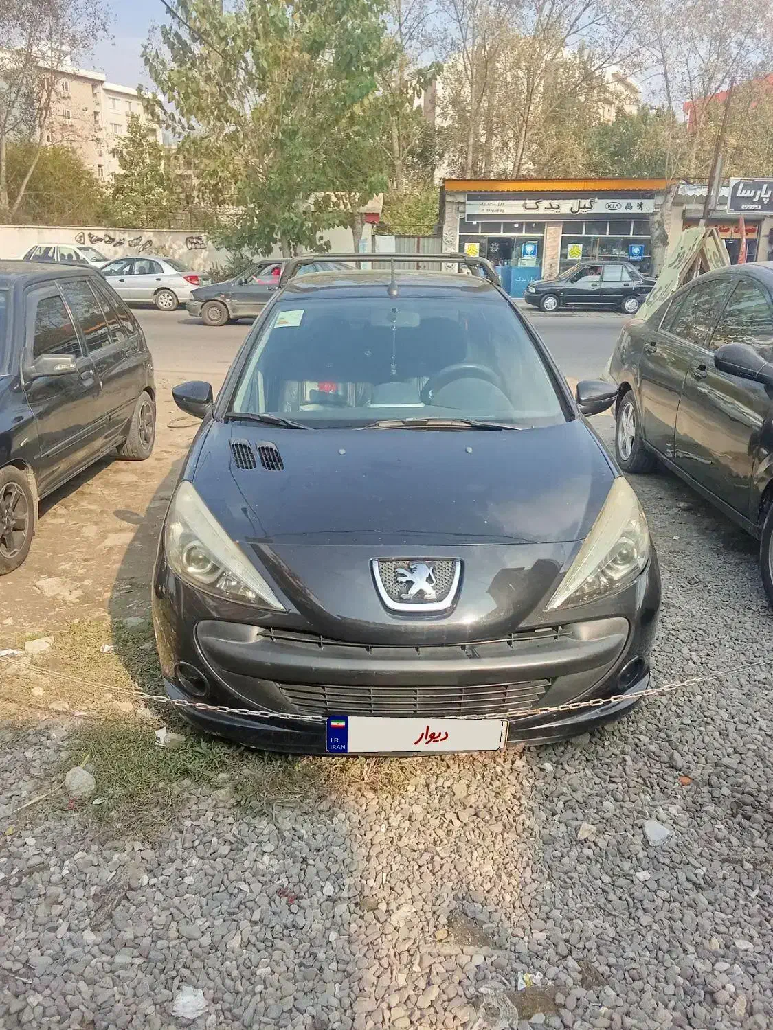 ۲۰۷مشکی مدل ۹۶|خودرو سواری و وانت|رشت, کوی حسینی|دیوار