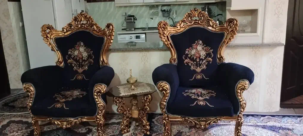 مبل 9نفری سلطنتی تمام راش|مبلمان خانگی و میز عسلی|مشگین شهر, |دیوار