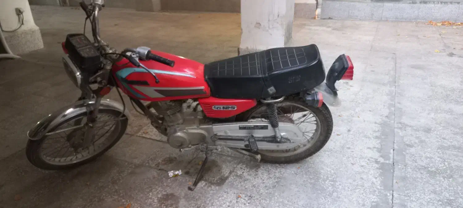 موتور ۱۲۵ مزایده|موتورسیکلت|کردکوی, |دیوار