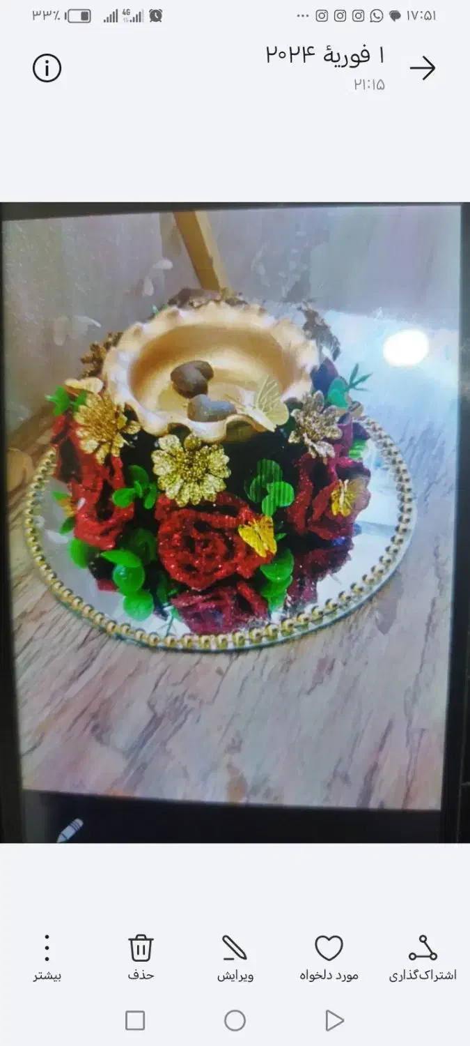 تزئین حنا|صنایع دستی و سایر لوازم تزئینی|جهرم, |دیوار