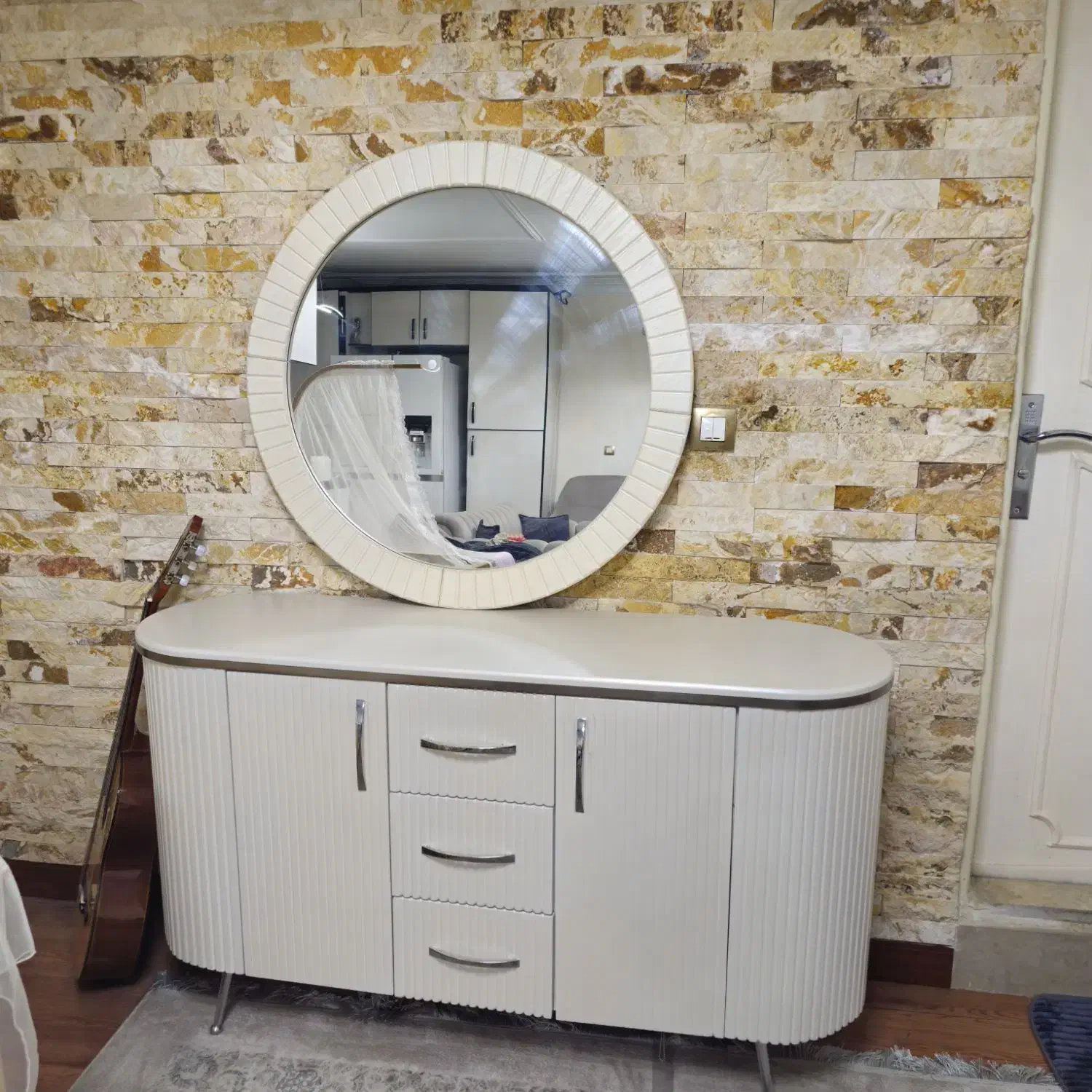 آینه کنسول شیاردار|بوفه، ویترین، کنسول|تهران, شهرک دریا|دیوار