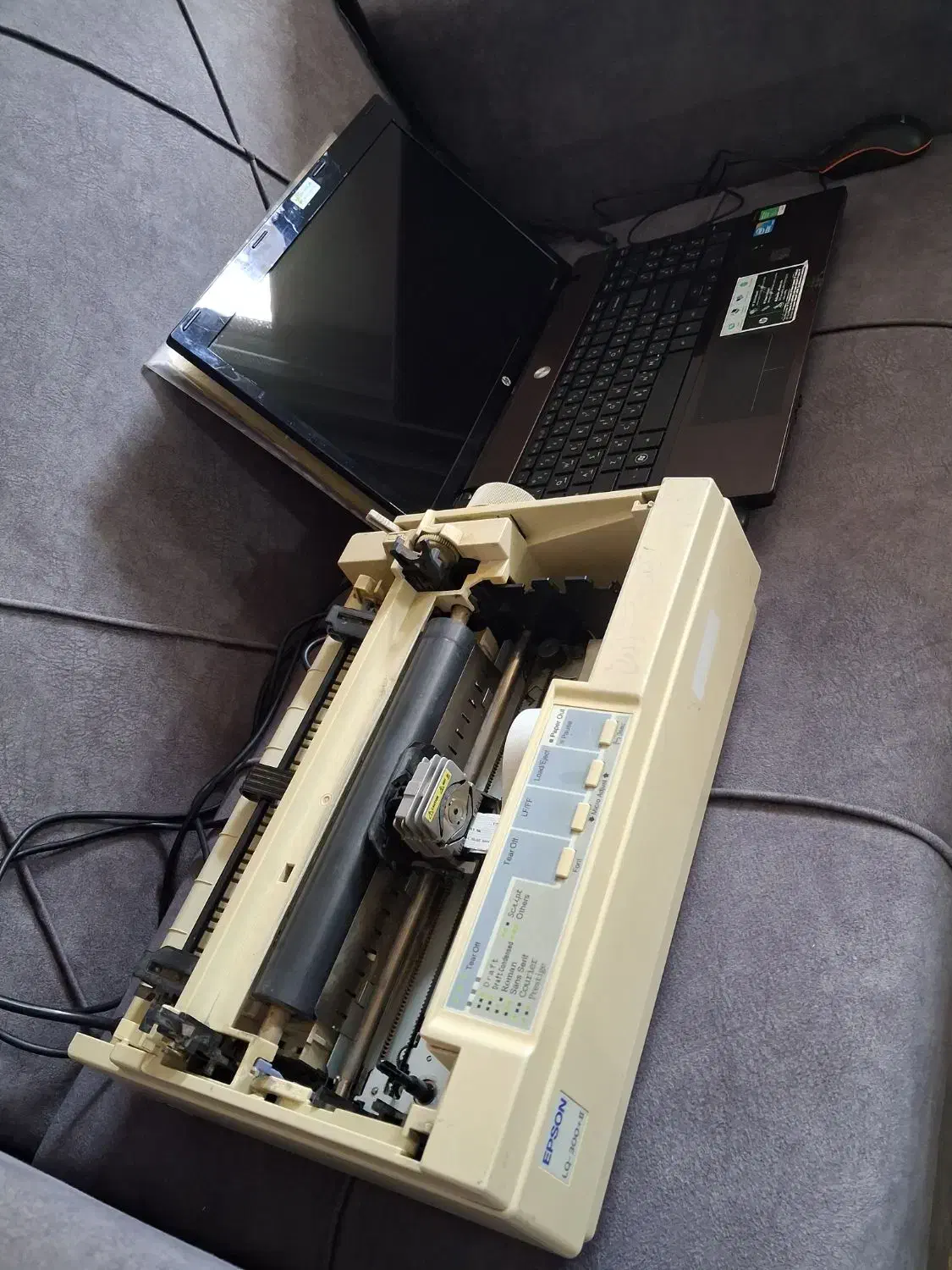 پرینتر حرارتی اپسون فوق العاده استنسیل بینظیر|پرینتر، اسکنر، کپی، فکس|رشت, انصاری|دیوار