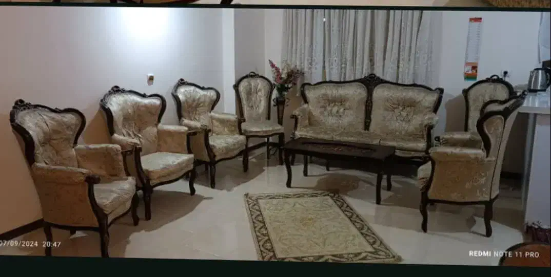 مبلمان نیمه استیل|مبلمان خانگی و میز عسلی|قم, باجک سه|دیوار