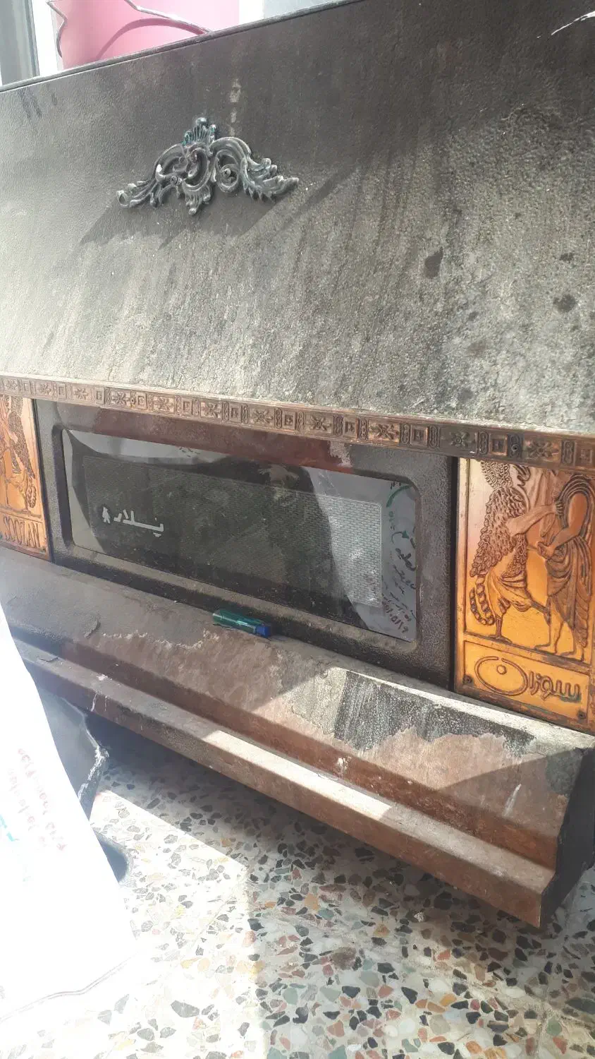 بخاری بزرگ ۲۰هزار سوزان ۱۵۰۰|بخاری، هیتر، شومینه|اندیمشک, |دیوار