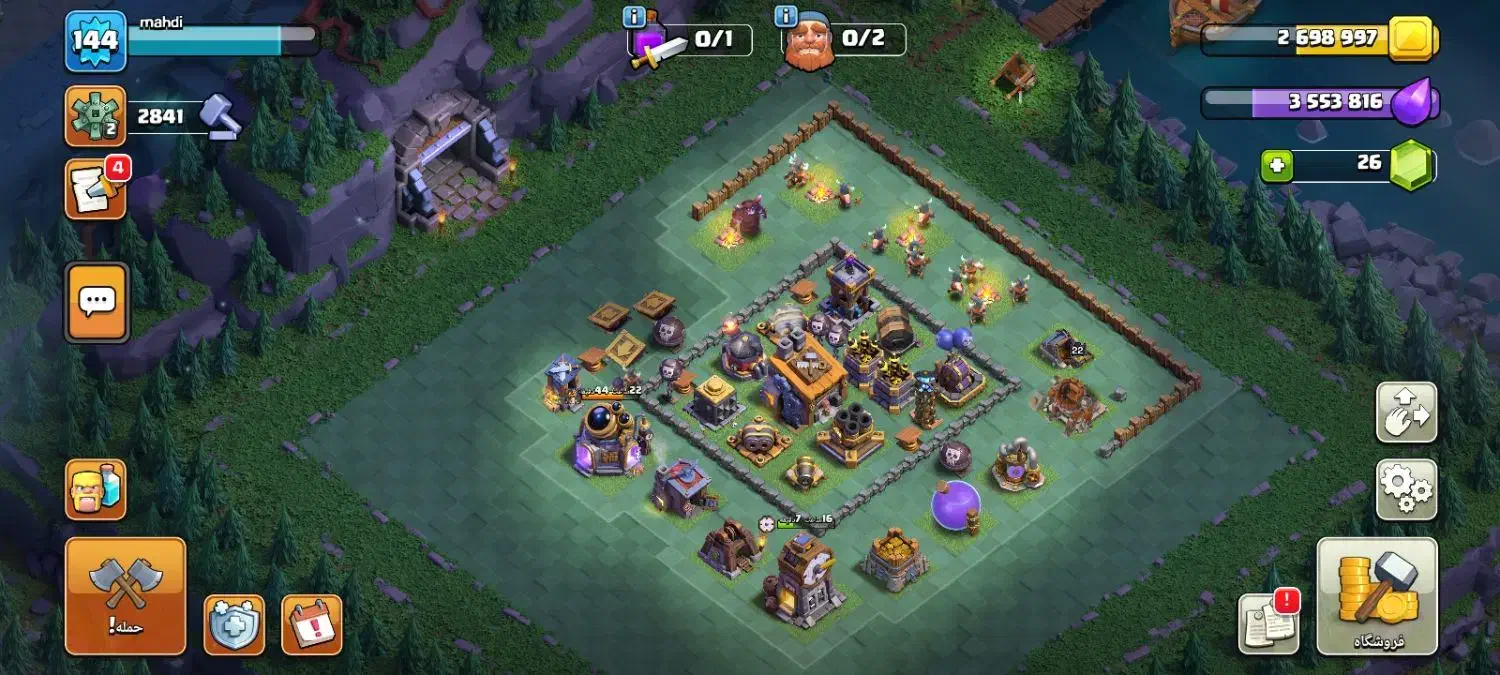 اکانت کلش آف کلنز|کنسول، بازی ویدئویی و آنلاین|تالش, هشتپر|دیوار