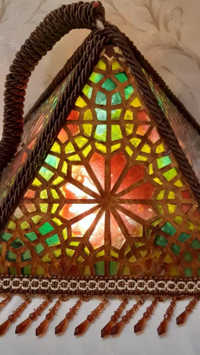 لوسترهنر دست طرح گره چینی|لوستر و چراغ آویز|اصفهان, شاهزاده ابراهیم|دیوار