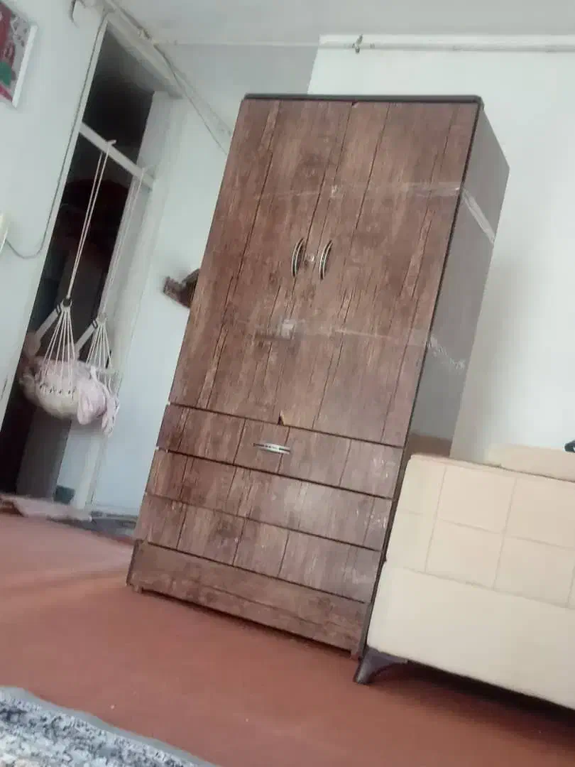 کمد دو درب سه کشو|جاکفشی، کمد، دراور|شیراز, دارالرحمه|دیوار