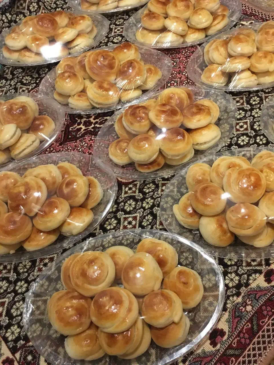 پیراشکی حلزونی سنتی و سوغات ترکمن|خوردنی و آشامیدنی|گنبد کاووس, |دیوار