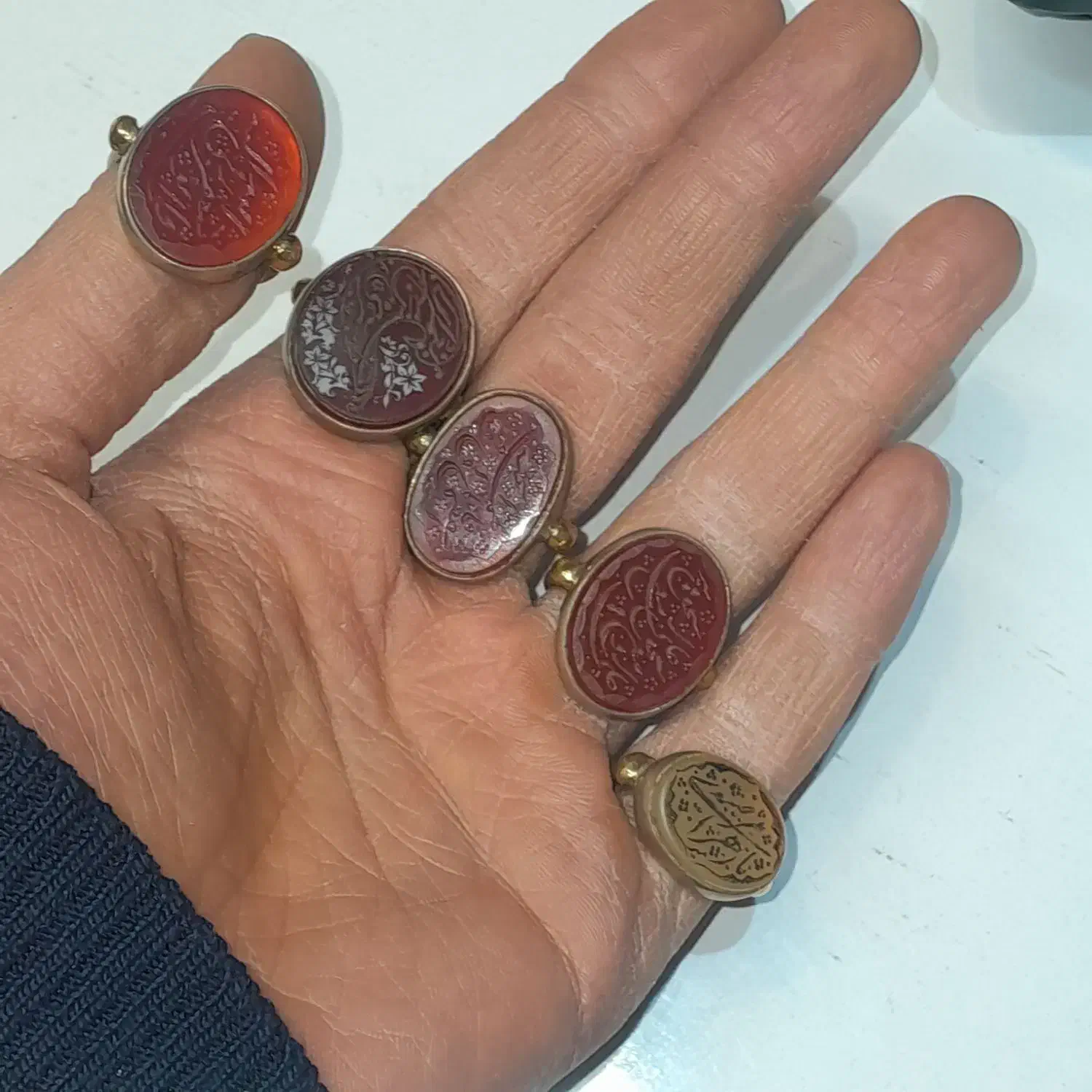 انگشتر های دستساز کار های خط|جواهرات|تهران, کوثر|دیوار