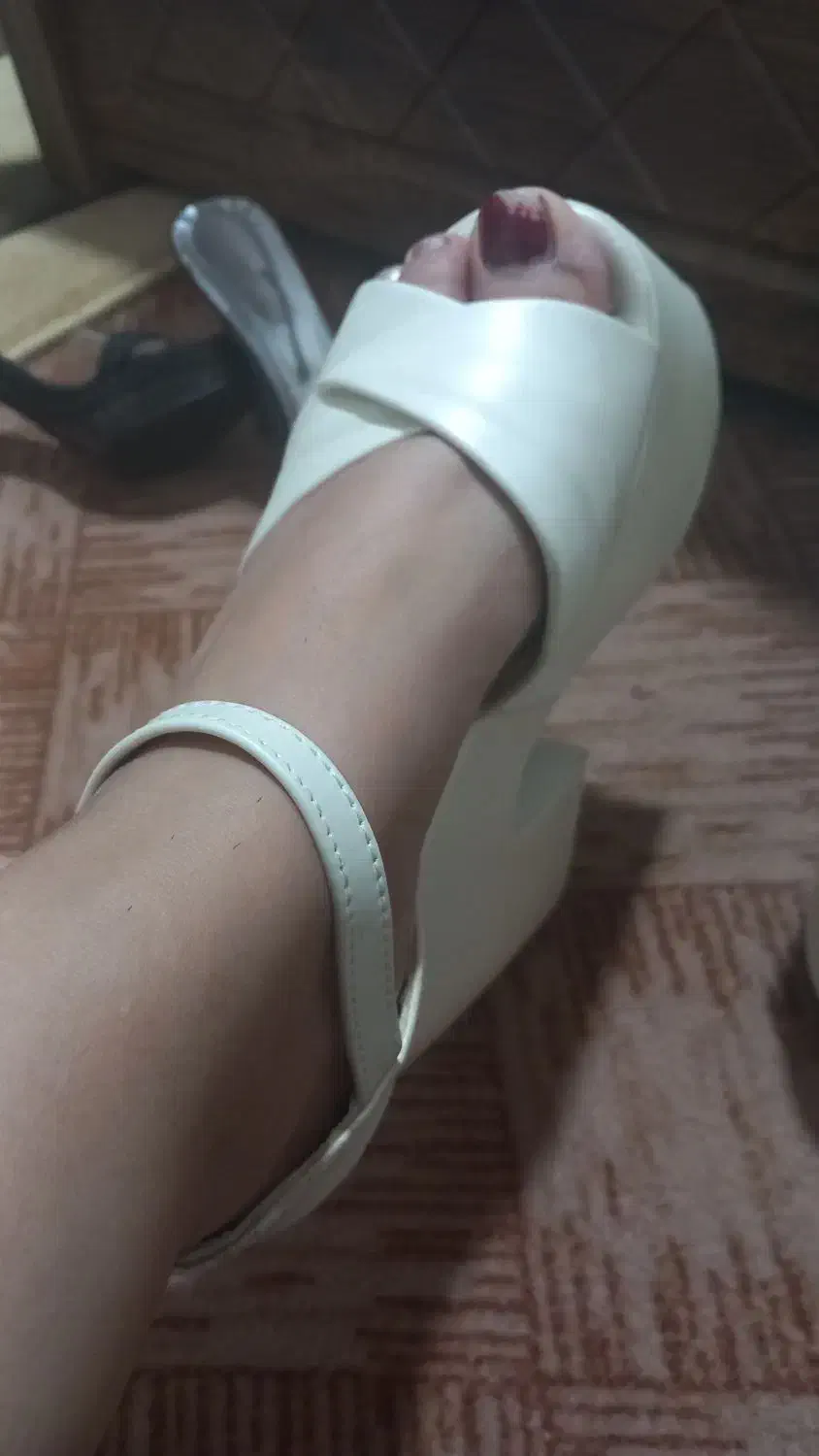 کفش لژ دار عروس سبک و راحت سایز ۳۷|کیف، کفش، کمربند|دره شهر, |دیوار