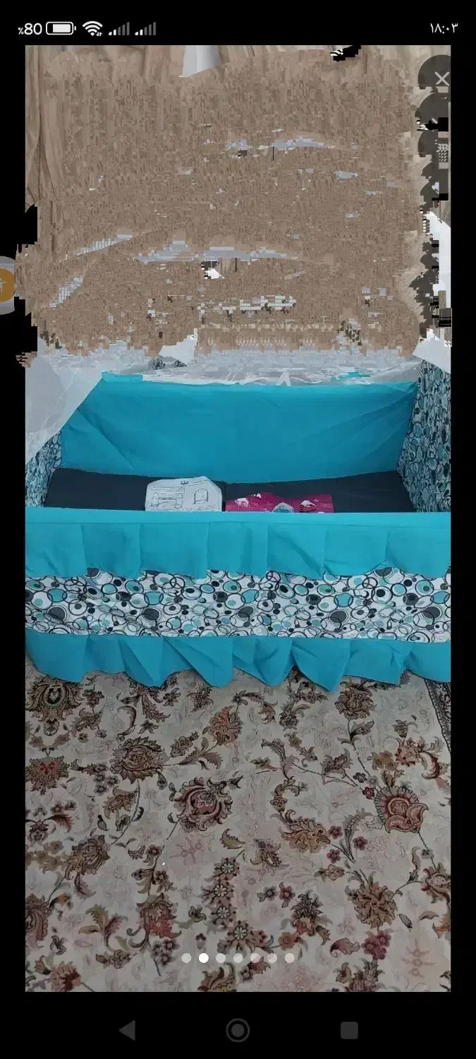 گهواره نی نی ، تاشو با کاور|تخت و صندلی بچه|رشت, حسین آباد|دیوار