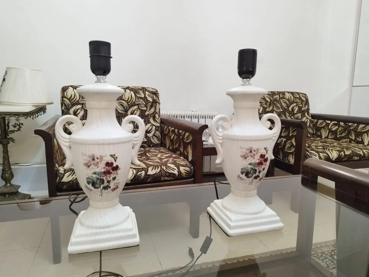 یک جفت آباژور|چراغ خواب و آباژور|تهران, ستارخان|دیوار