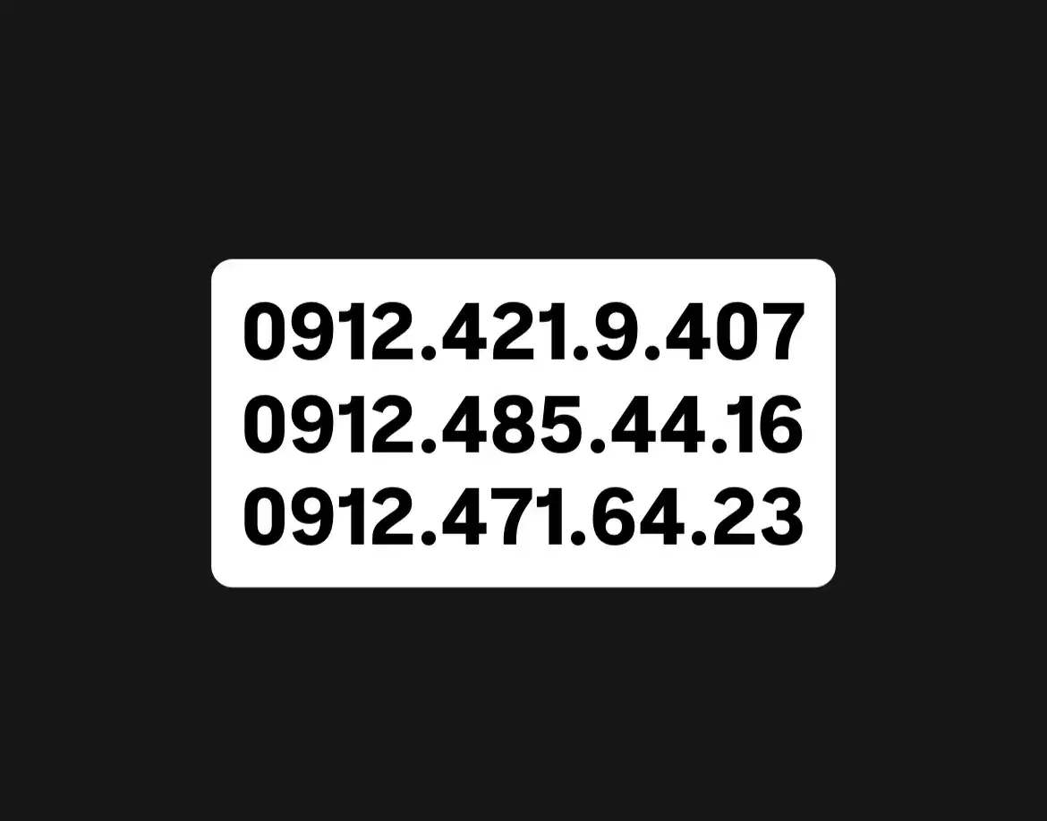 0912.421.9.407|سیم‌کارت|تهران, امامت|دیوار