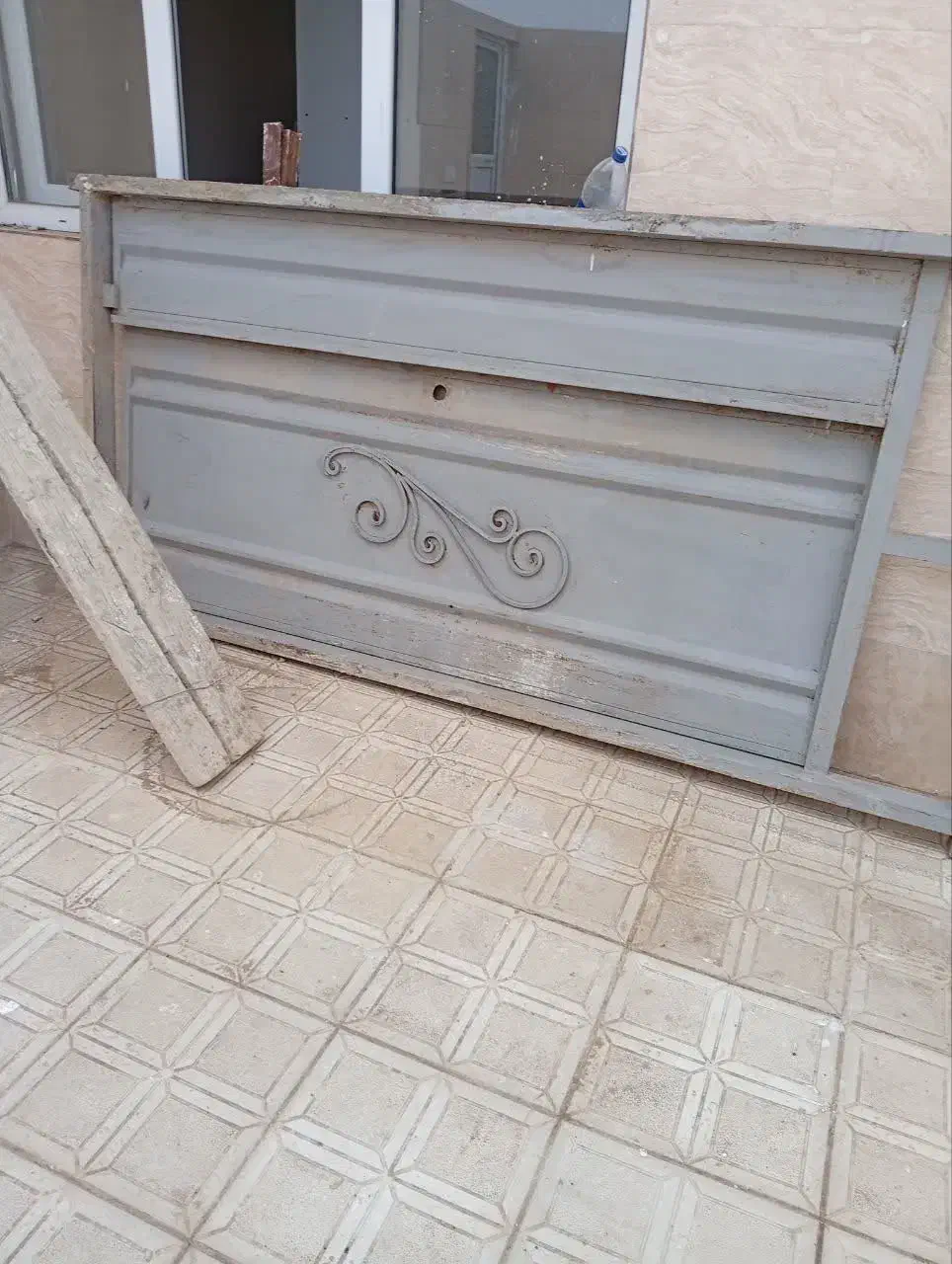 درب اهنی ۱۲۰در ۲۵۰|مصالح و تجهیزات ساختمان|آبیک, |دیوار