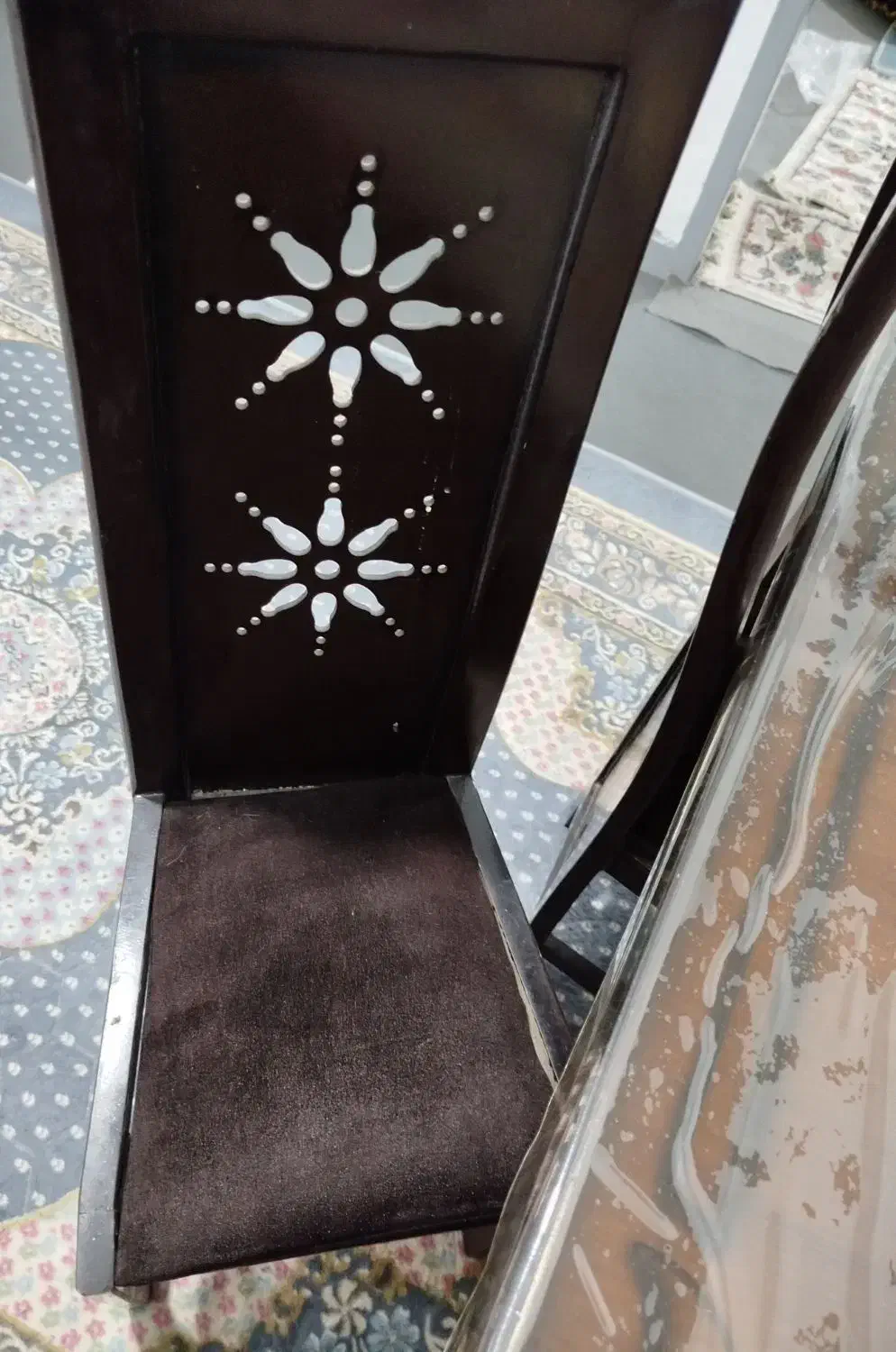 میز نهار خوری|میز و صندلی غذاخوری|کنارک, |دیوار