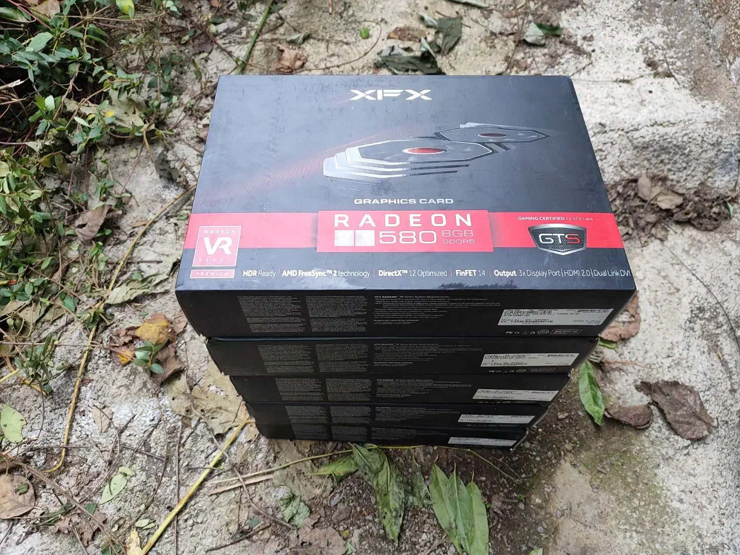 ۵ عدد جعبه خالی گرافیک rx580|قطعات و لوازم جانبی رایانه|چالوس, |دیوار