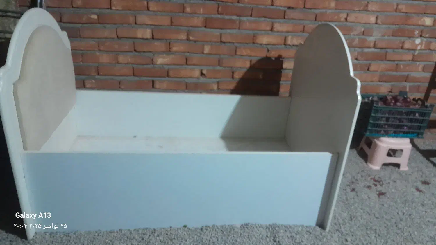 تخت کودک تشک هم داره یه بار استفاده شده هست|تشک تختخواب|آذرشهر, |دیوار