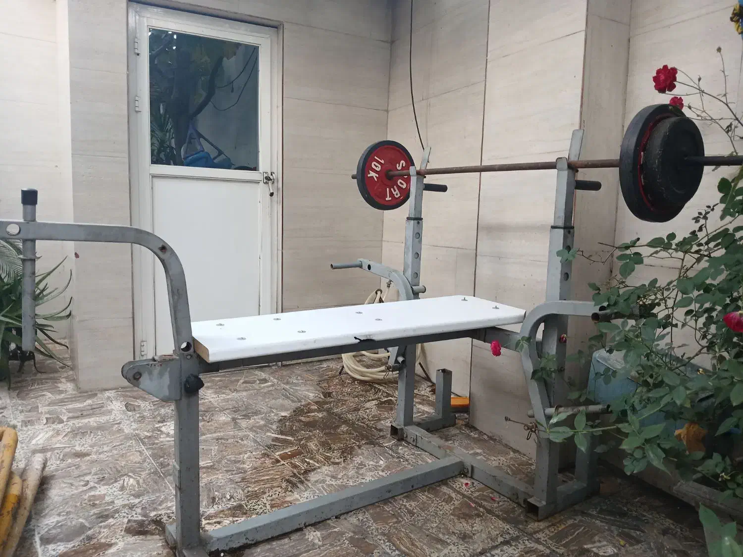 میز پرس سینه چند کاره|تجهیزات ورزشی|رشت, نخودچر|دیوار