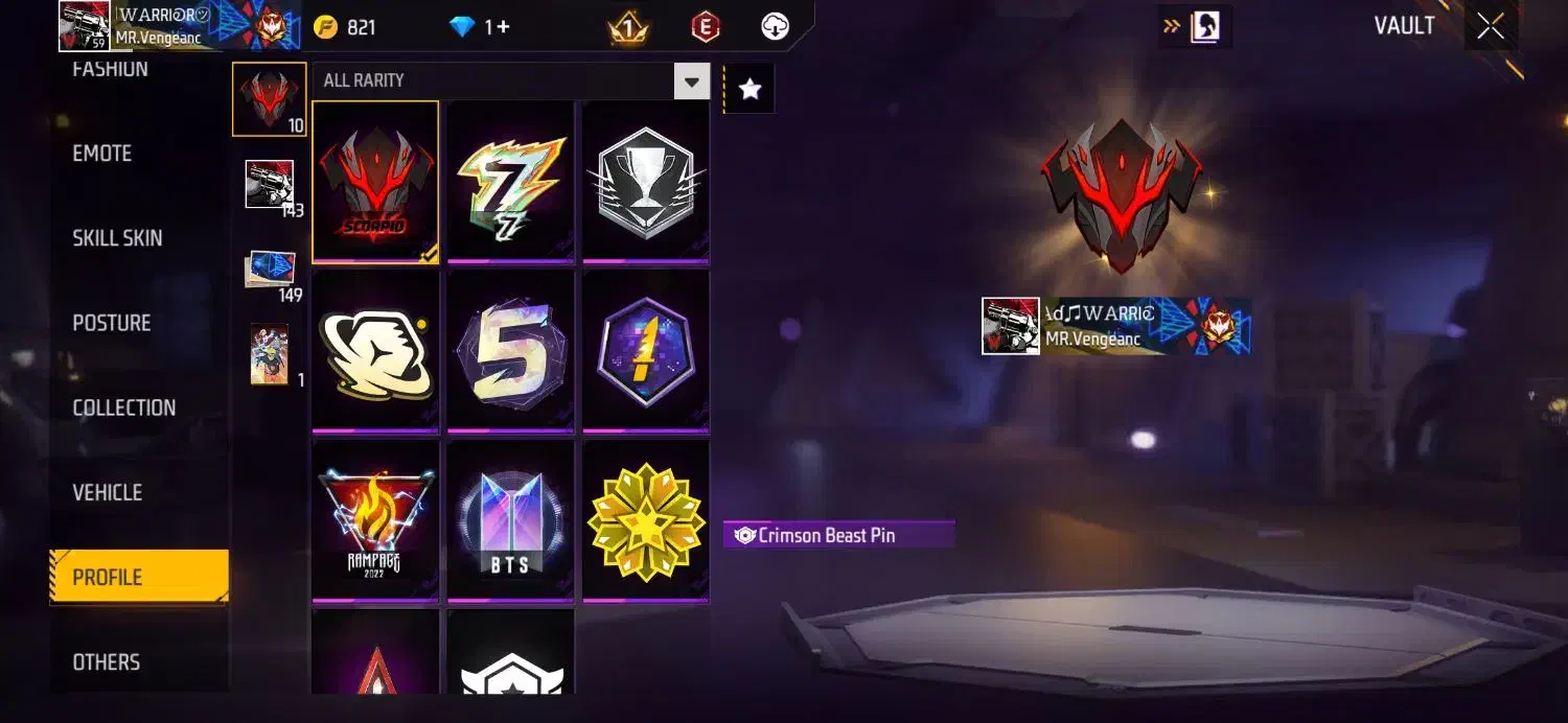 اکانت فری فایر|کنسول، بازی ویدئویی و آنلاین|کهنوج, |دیوار