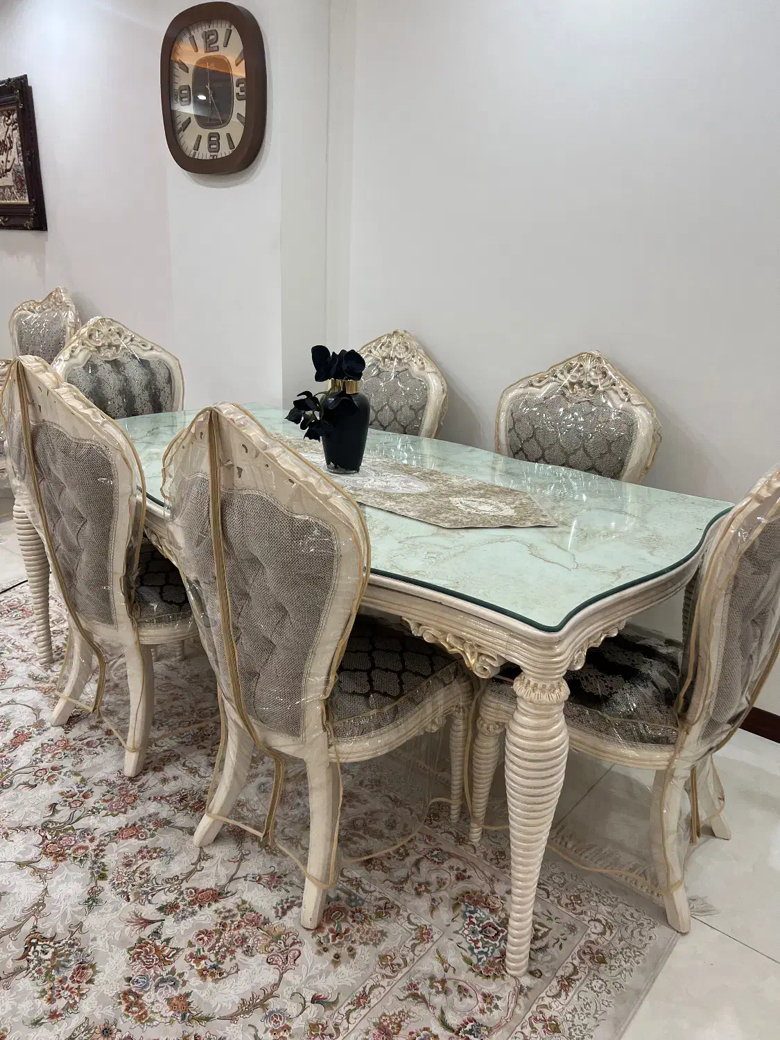 میز نهارخوری|میز و صندلی غذاخوری|اندیشه, اندیشه فاز ۴|دیوار