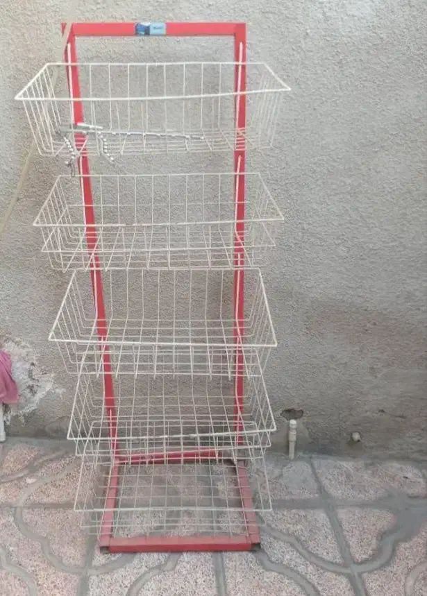 قفسه استند فلزی|کتابخانه، شلف، قفسههای دیواری|محلات, |دیوار