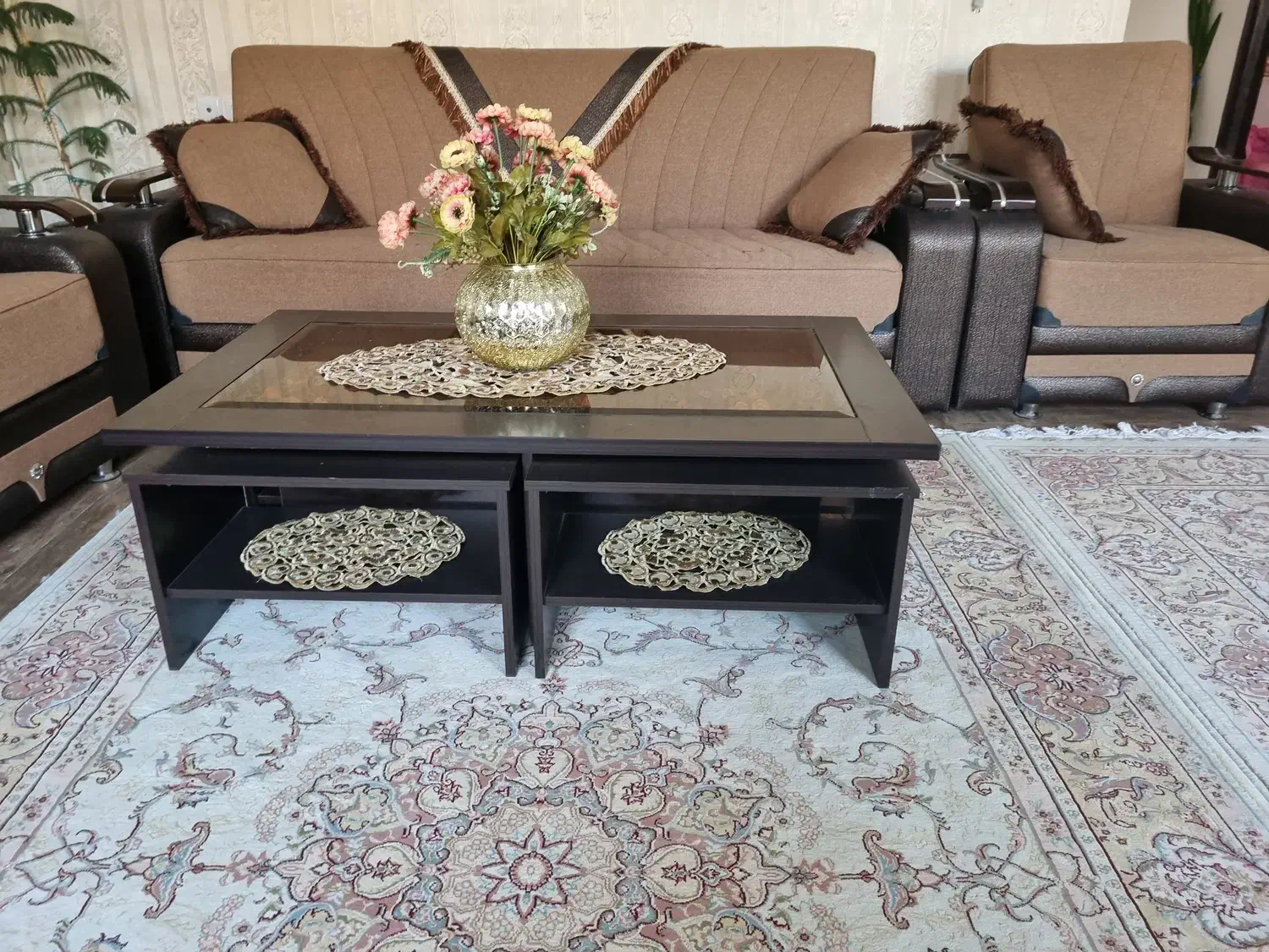 میل 9 نفره تخت خواب شو و کشودار|مبلمان خانگی و میز عسلی|بانه, |دیوار