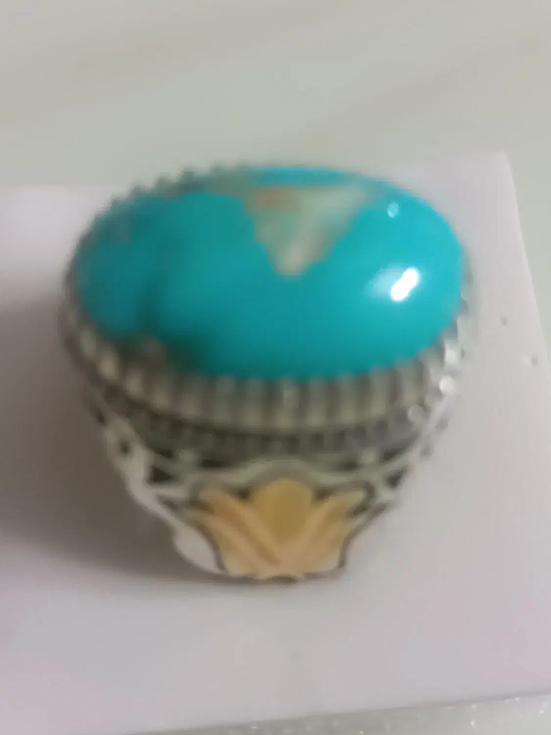 دو عدد انگشتر فیروزه نیشابوری اصل رکاب نقره 925|جواهرات|تهران, نیروی هوایی (پیروزی)|دیوار