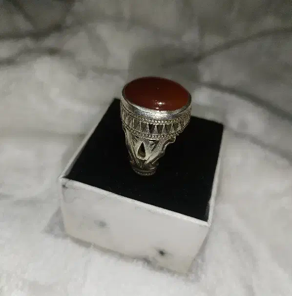 انگشتر نقره عقیق مردانه|جواهرات|شاهین‌شهر, شهرک سایت|دیوار