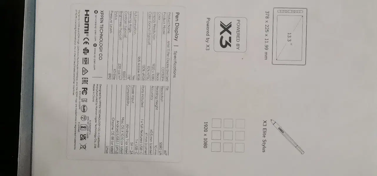 قلم نوری ایکس پی-پن مدل Artist 13 (2nd Gen)|قطعات و لوازم جانبی رایانه|تهران, گلستان (شهرک راه آهن)|دیوار