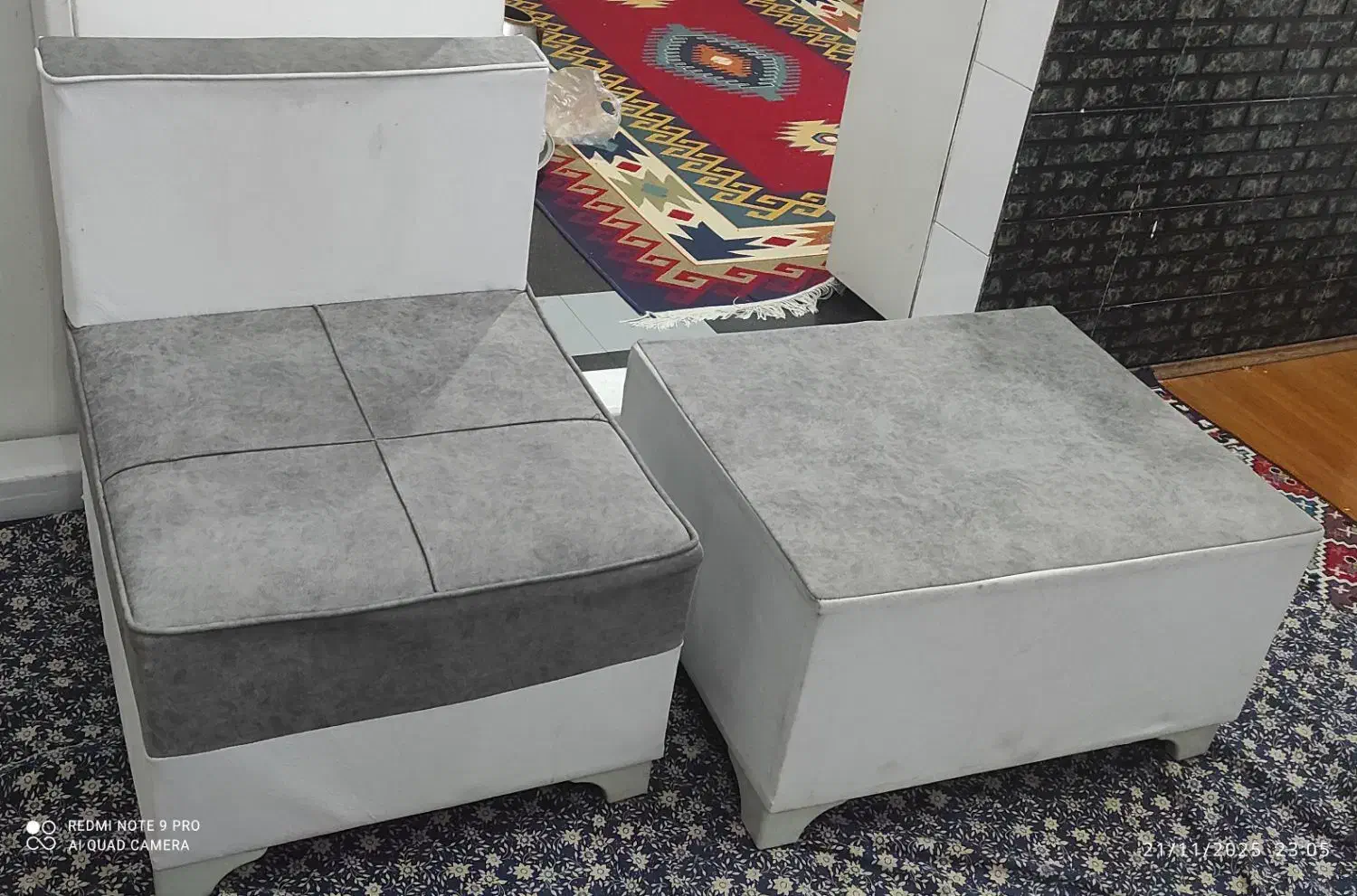 مبل و پاف|مبلمان خانگی و میز عسلی|کرج, اکبرآباد|دیوار