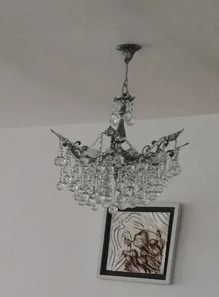 لوستر|لوستر و چراغ آویز|تاکستان, |دیوار