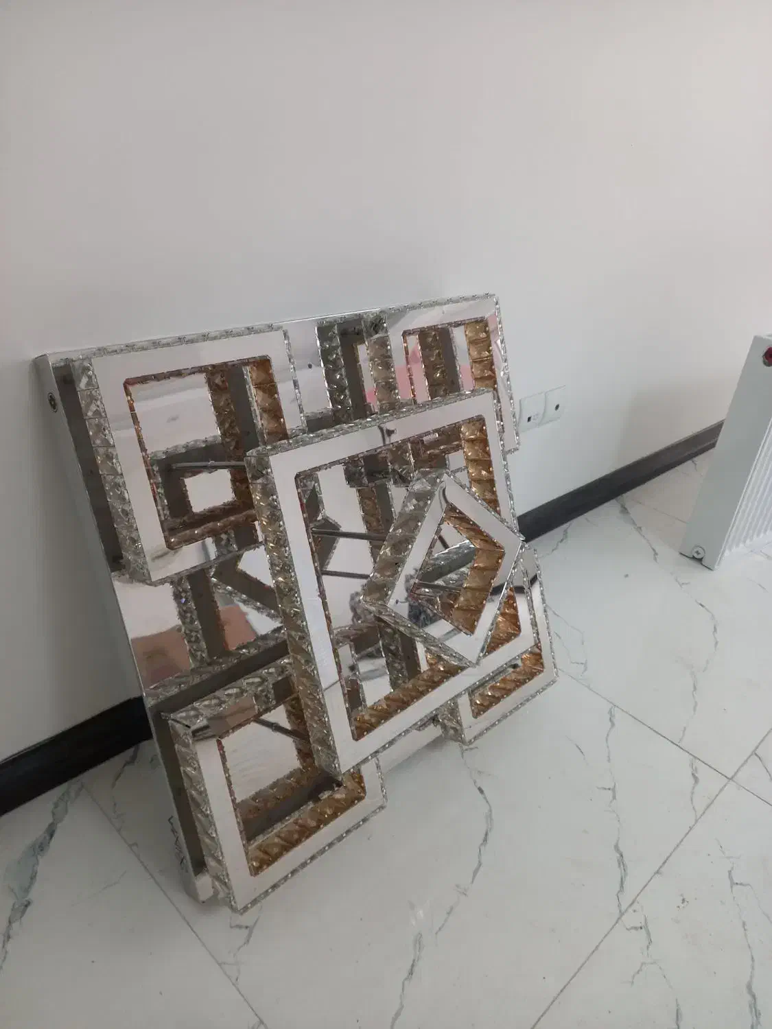 ۲عدد لوستر کریستالی|لوستر و چراغ آویز|اندیشه, شهرک مریم|دیوار