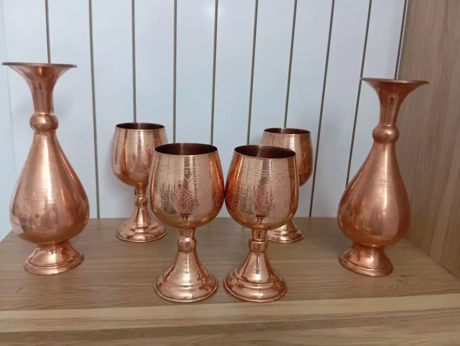 ظروف مسی|صنایع دستی و سایر لوازم تزئینی|ورامین, ورامین|دیوار