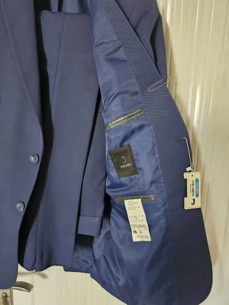 کت و شلوار آبی سایز46 اورژینال برند جاکامن|لباس|بابل, |دیوار