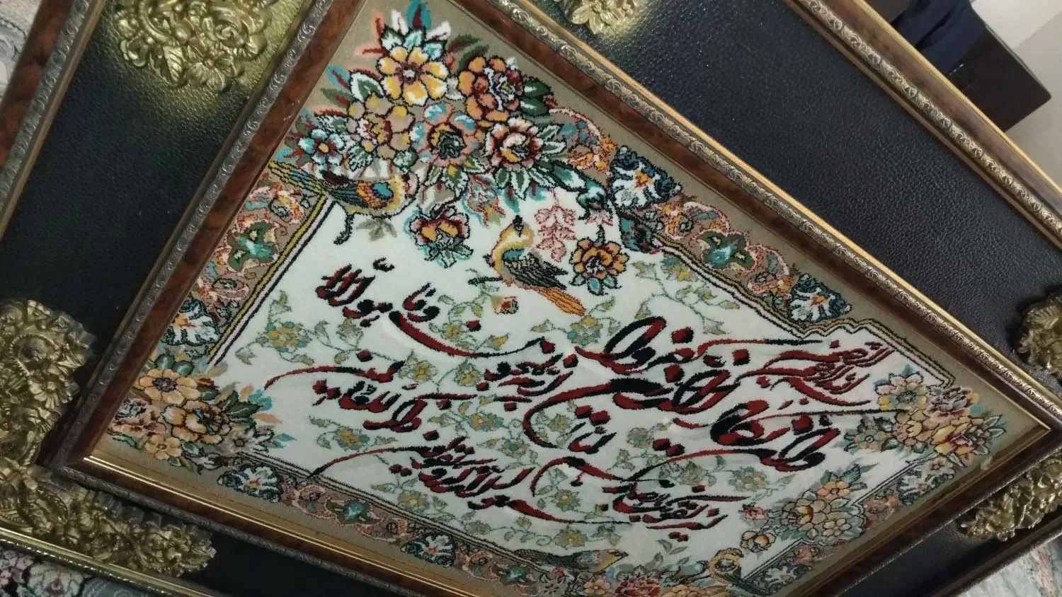 تابلو فرش، ماشینی دعای ون یکاد ، کاملا نو و سالم|تابلو فرش|نسیم‌شهر, |دیوار