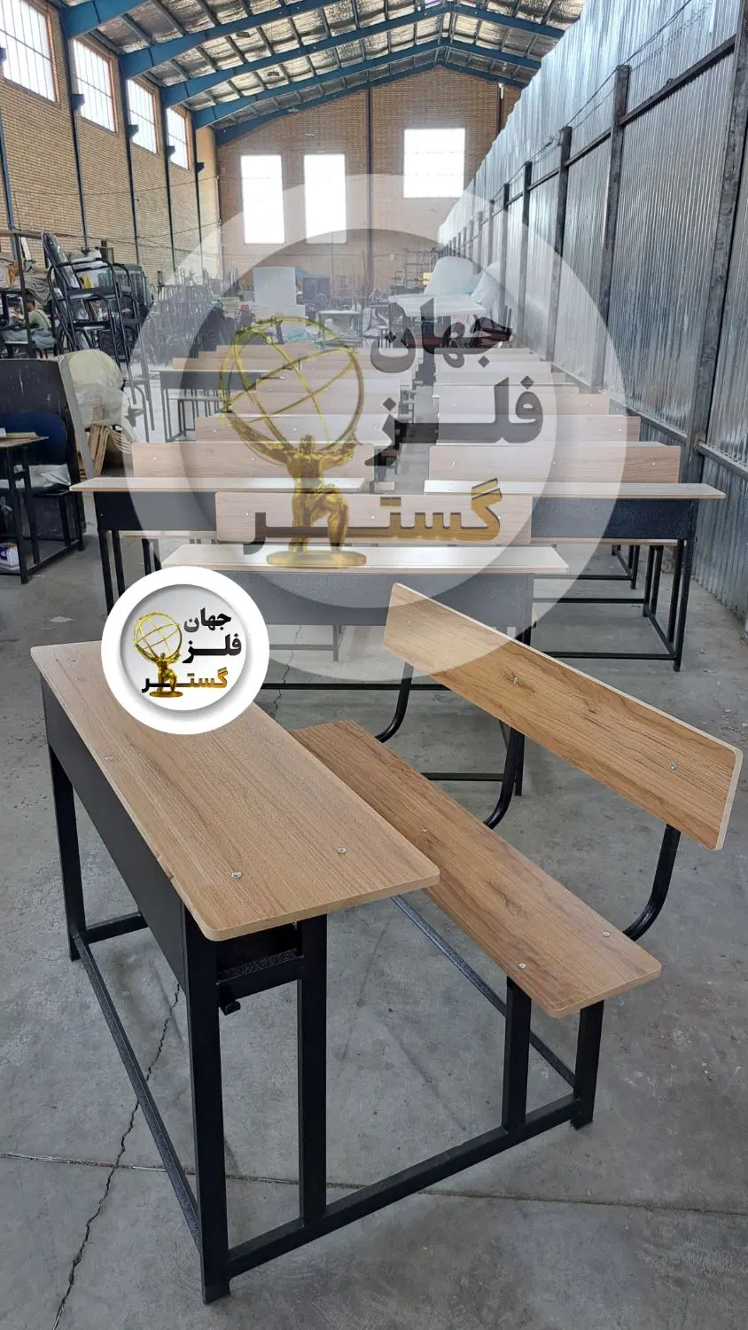 نیمکت مدارس دونفره پشتی دار،نیمکت مدرسه پشتی دار|صندلی و نیمکت|تهران, نعمتآباد|دیوار