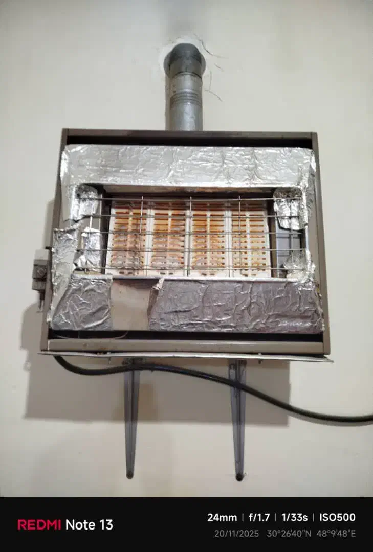 بخاری دیواری گازی|بخاری، هیتر، شومینه|خرمشهر, |دیوار