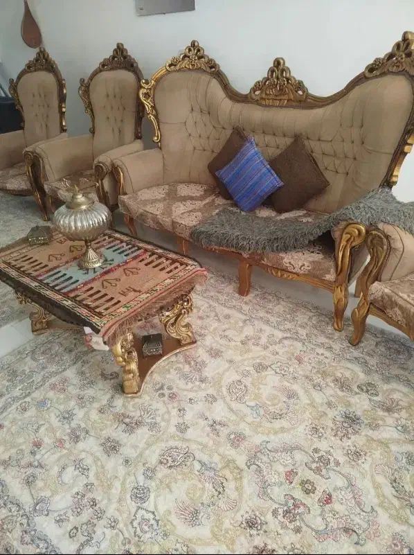 یه دست مبل ۷ نفره|مبلمان خانگی و میز عسلی|قوچان, |دیوار