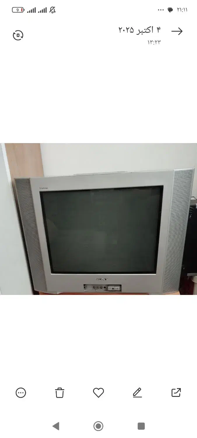 تلویزیون ۲۱ اینچ سونی|تلویزیون و پروژکتور|بیرجند, |دیوار