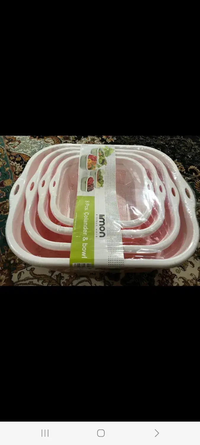 ست آبکش لیمون وکلی لوازم خانگی|ظروف نگهدارنده، پلاستیکی، یکبارمصرف|اسلامشهر, شهرک انبیا|دیوار