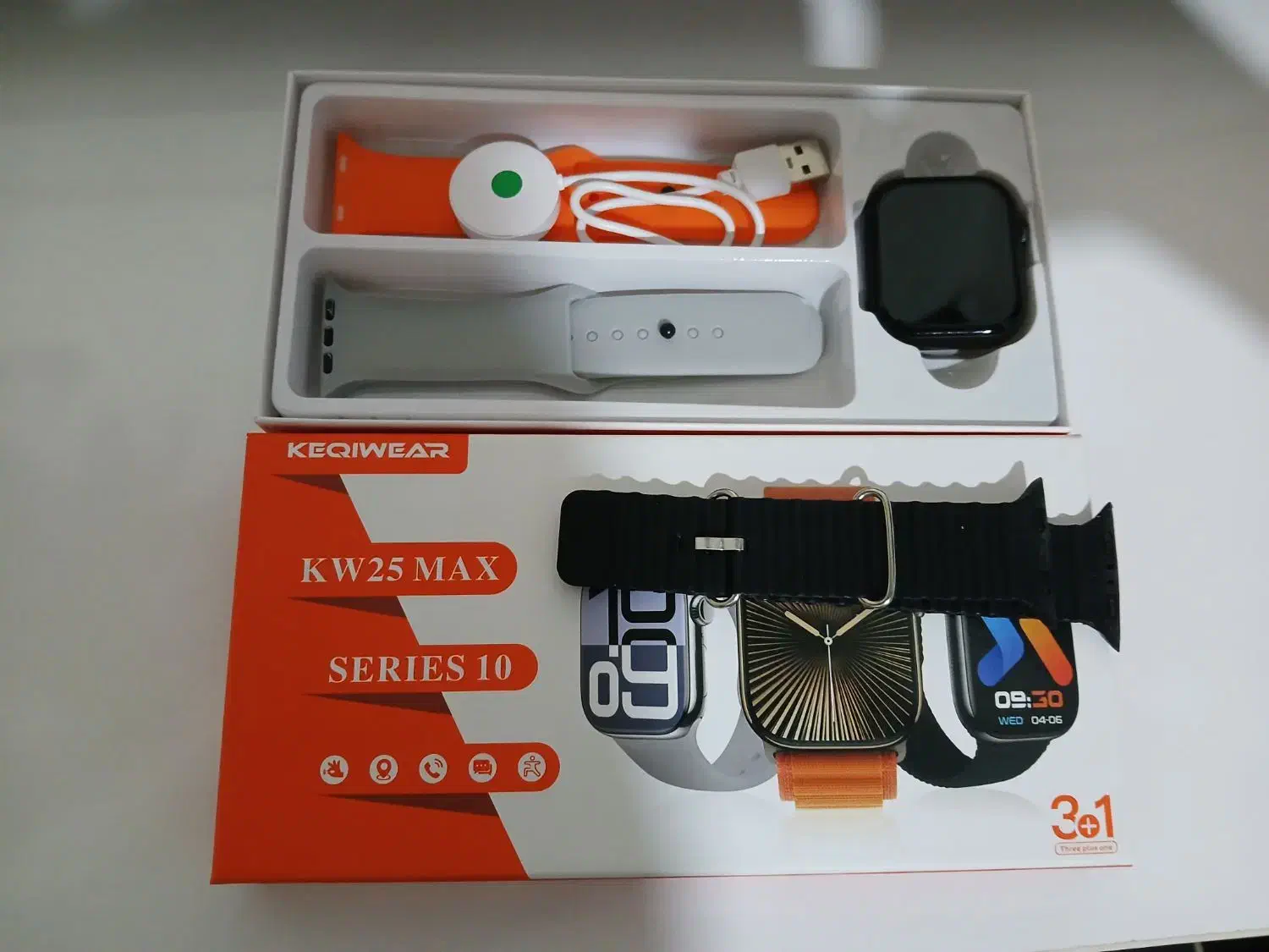 ساعت هوشمند KEQIWEAR مدل KW25 MAX سری 10|لوازم جانبی موبایل و تبلت|اصفهان, آزادگان|دیوار
