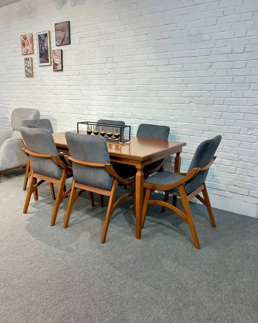 شیک ترین میز غذا خوری برند انصاری با بهترین چوب|میز و صندلی غذاخوری|یاسوج, |دیوار