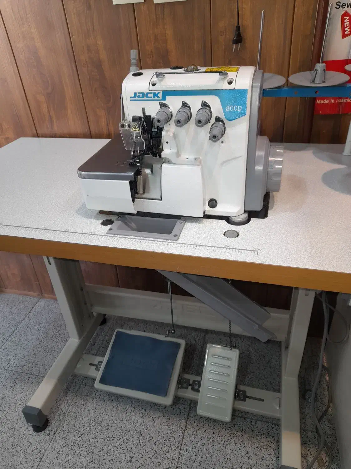 چرخ خیاطی سردوز ۴ نخ جک 800D مدل E3|چرخ خیاطی و ریسندگی|آبیک, |دیوار