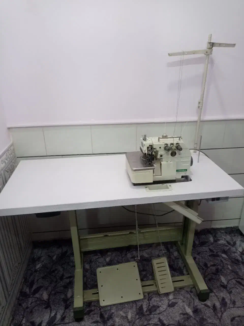 چرخ سردوز صنعتی زوجی|چرخ خیاطی و ریسندگی|کاشان, باغ ماجد|دیوار