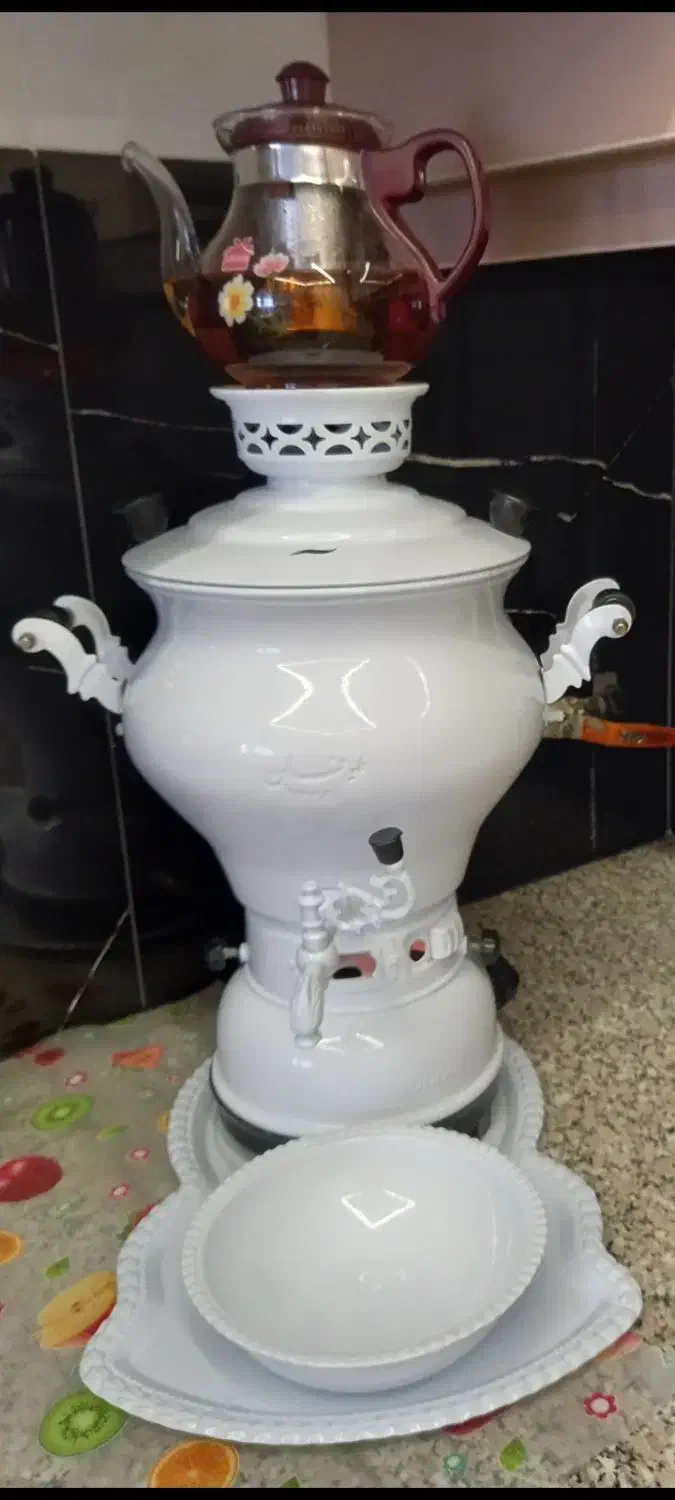 سماور سینی کاسه|سماور، چایساز، قهوهساز|الیگودرز, |دیوار