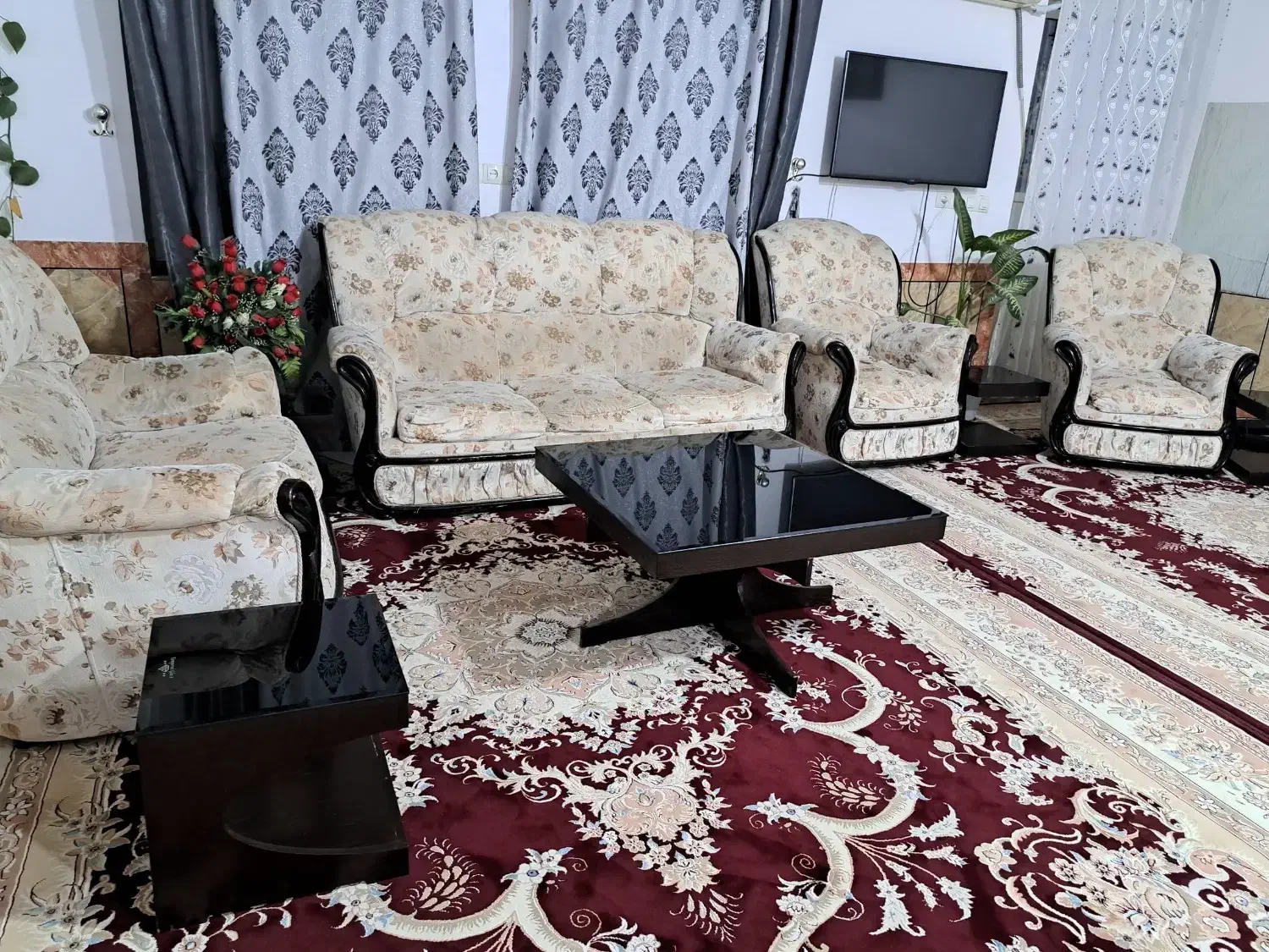 مبل با میز و عسلی|مبلمان خانگی و میز عسلی|نورآباد ممسنی, |دیوار