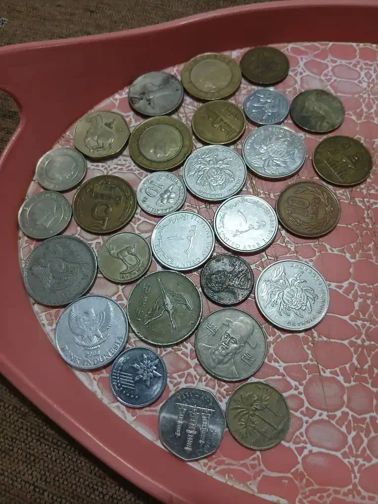 مقداری سکه قدیمی وخارجی|کلکسیون سکه، تمبر، اسکناس|نسیمشهر, |دیوار