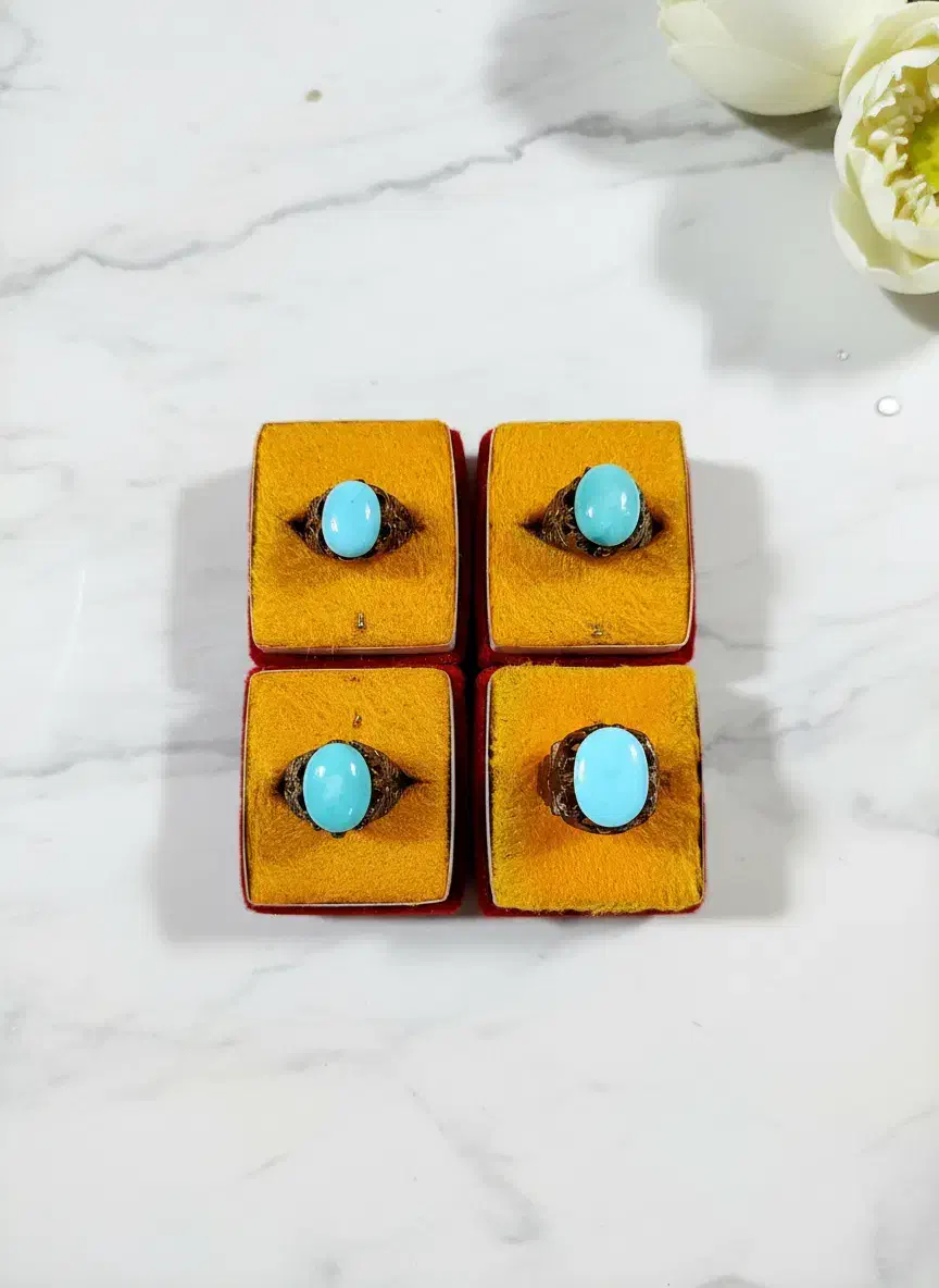 بارخونه 29 تایی فیروزه عجمی نیشابوری انگشتر|جواهرات|قم, باغ اشرافی|دیوار