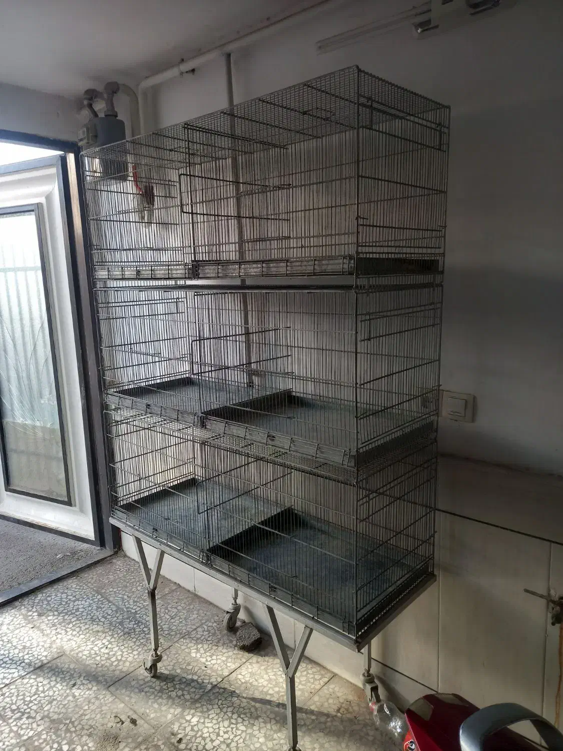 قفس ۶ خان و لانه مرغ عشق|لوازم جانبی حیوانات|کاشان, ولیعصر|دیوار