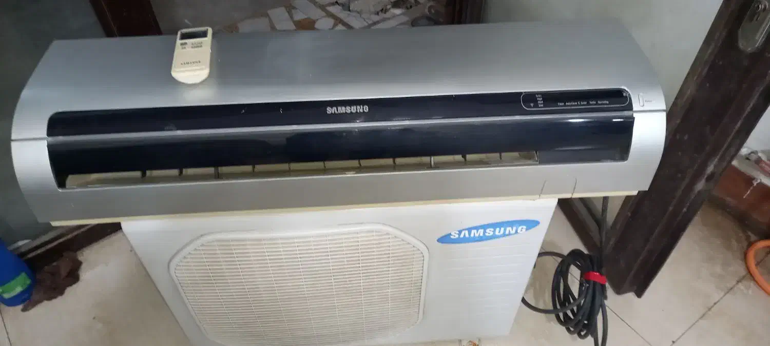 اسپیلت سامسونگ ۱۲ هزار فابریک و عالی|کولر گازی و فن‌کوئل|گالیکش, |دیوار